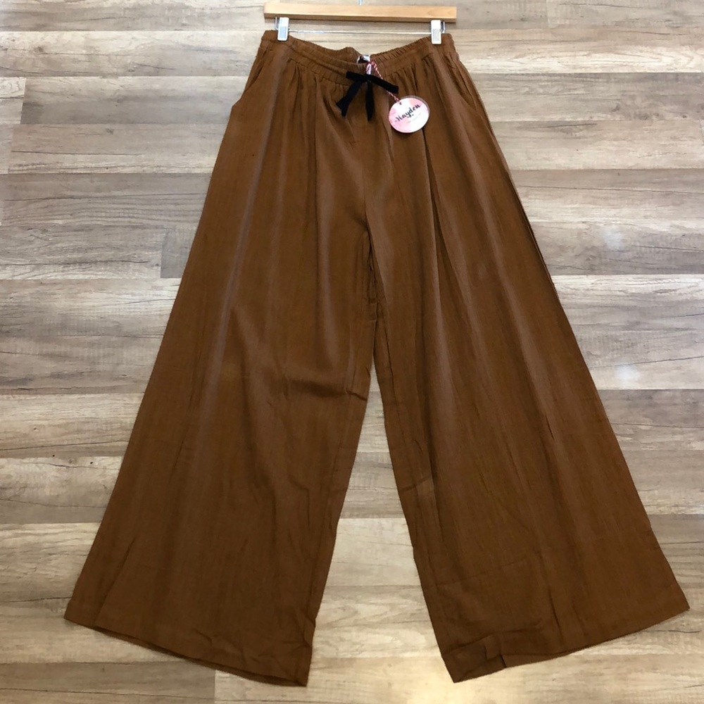 Plus Sized Wide Leg Pants